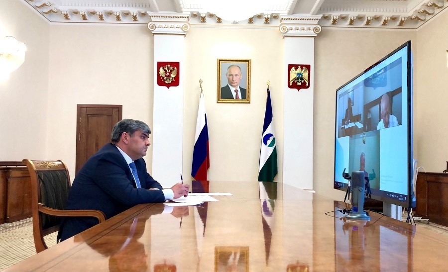 Казбек Коков провел встречу с министром экономического развития КБР Борисом Рахаевым