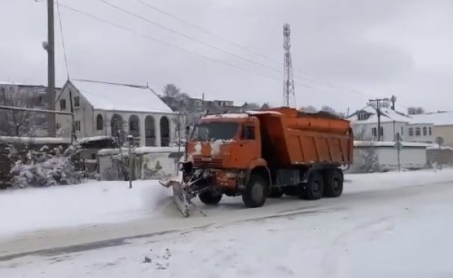 В Чегемском муниципальном районе проводятся работы по зимнему нормативному содержанию