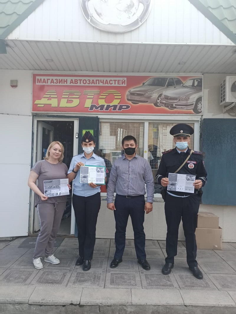 В Майском районе проведен рейд о высокой степени опасности использования несертифицированных детских удерживающих устройств (ДУУ)