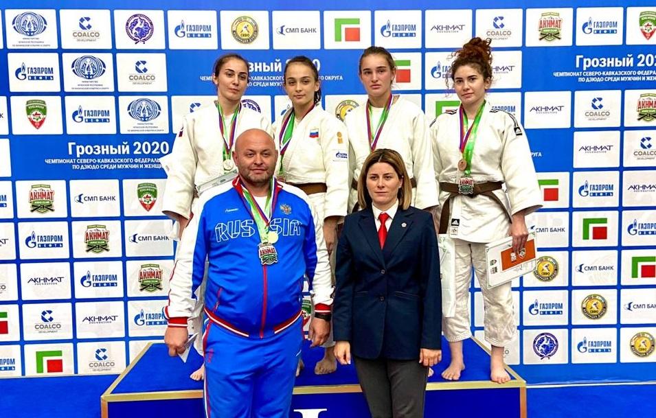 Алина Гуппоева успешно выступила на Чемпионате СКФО по дзюдо в Грозном