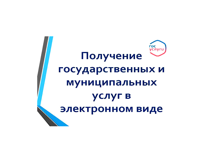 Получение государственных и муниципальных услуг в электронном виде