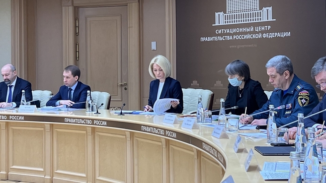 Совещание с субъектами Российской Федерации по подготовке к пожароопасному сезону в лесах 2022 года
