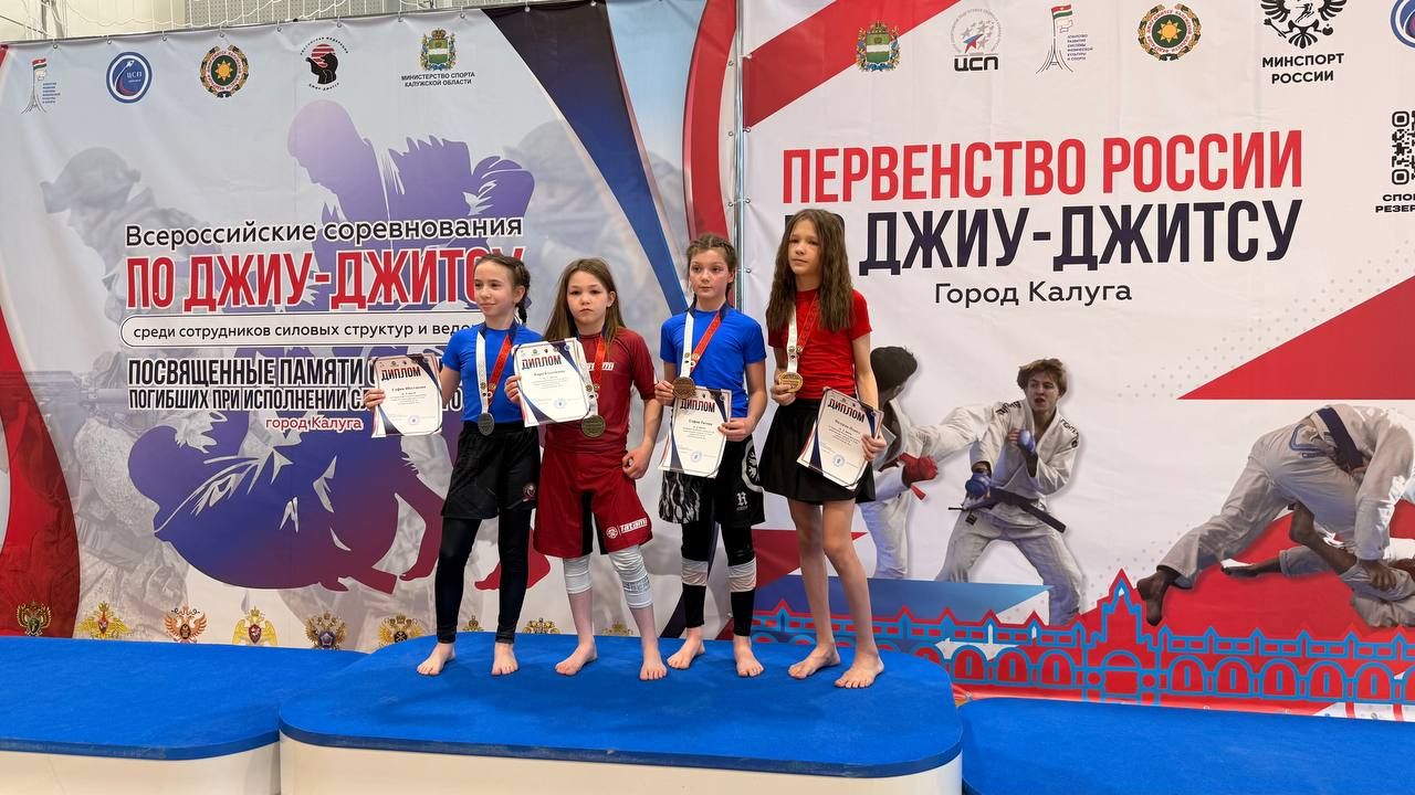 Кира Колечкина - победительница первенства России по джиу-джитсу