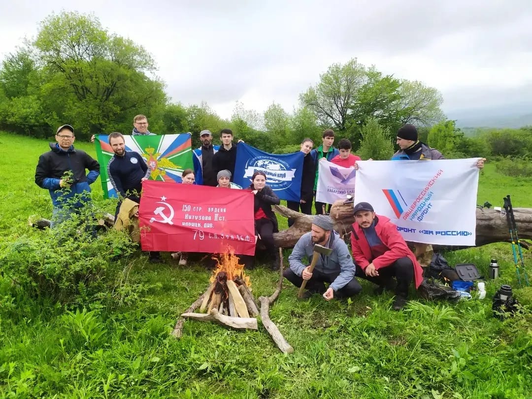 По военному маршруту прошли ребята из клуба «Альтаир»