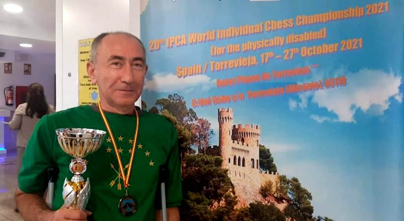 Чамал Гедгафов стал бронзовым чемпионата мира по шахматам среди лиц с ПОДА