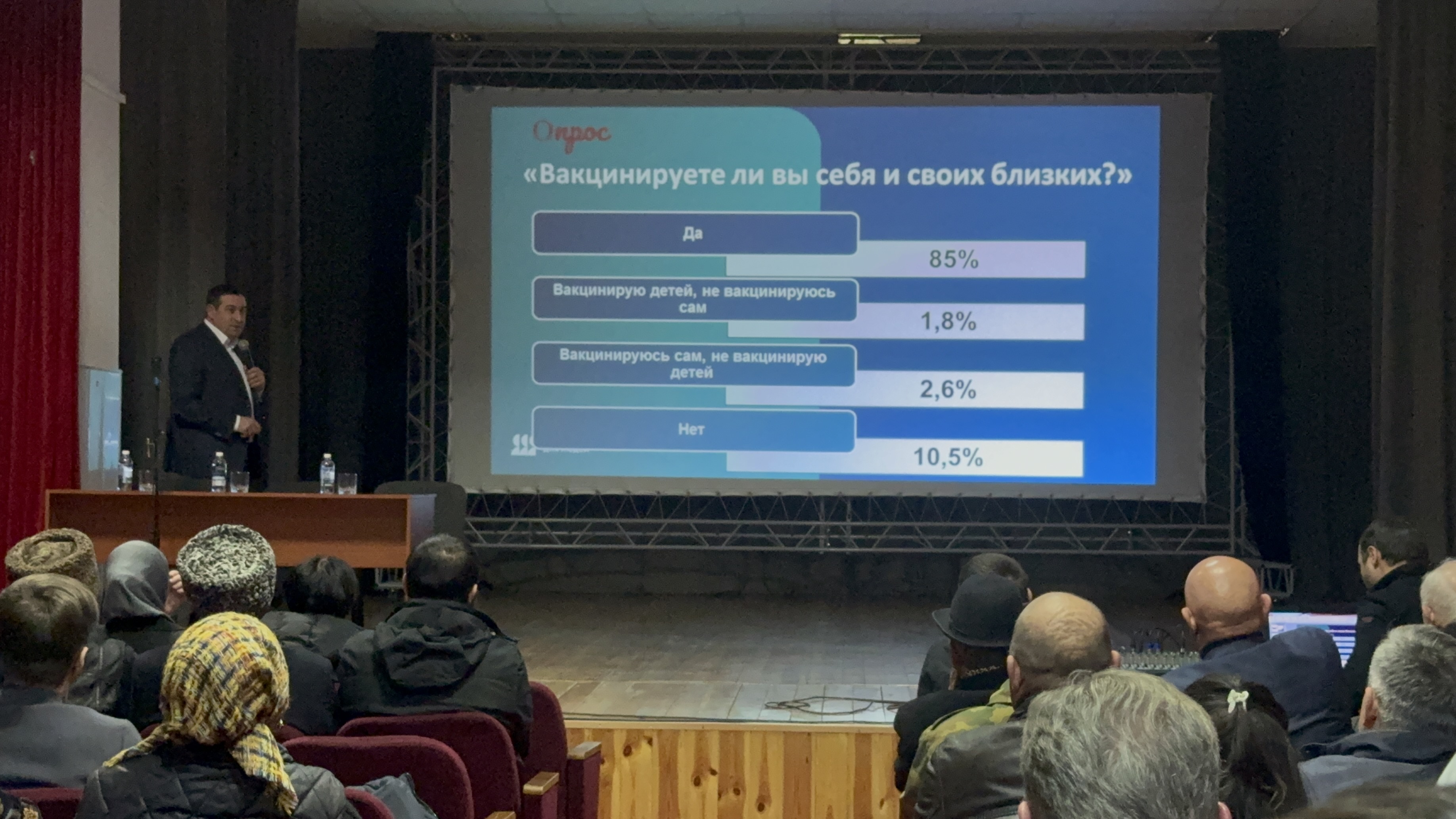 Жителям Лескенского района напомнили о важности вакцинации и скринингов