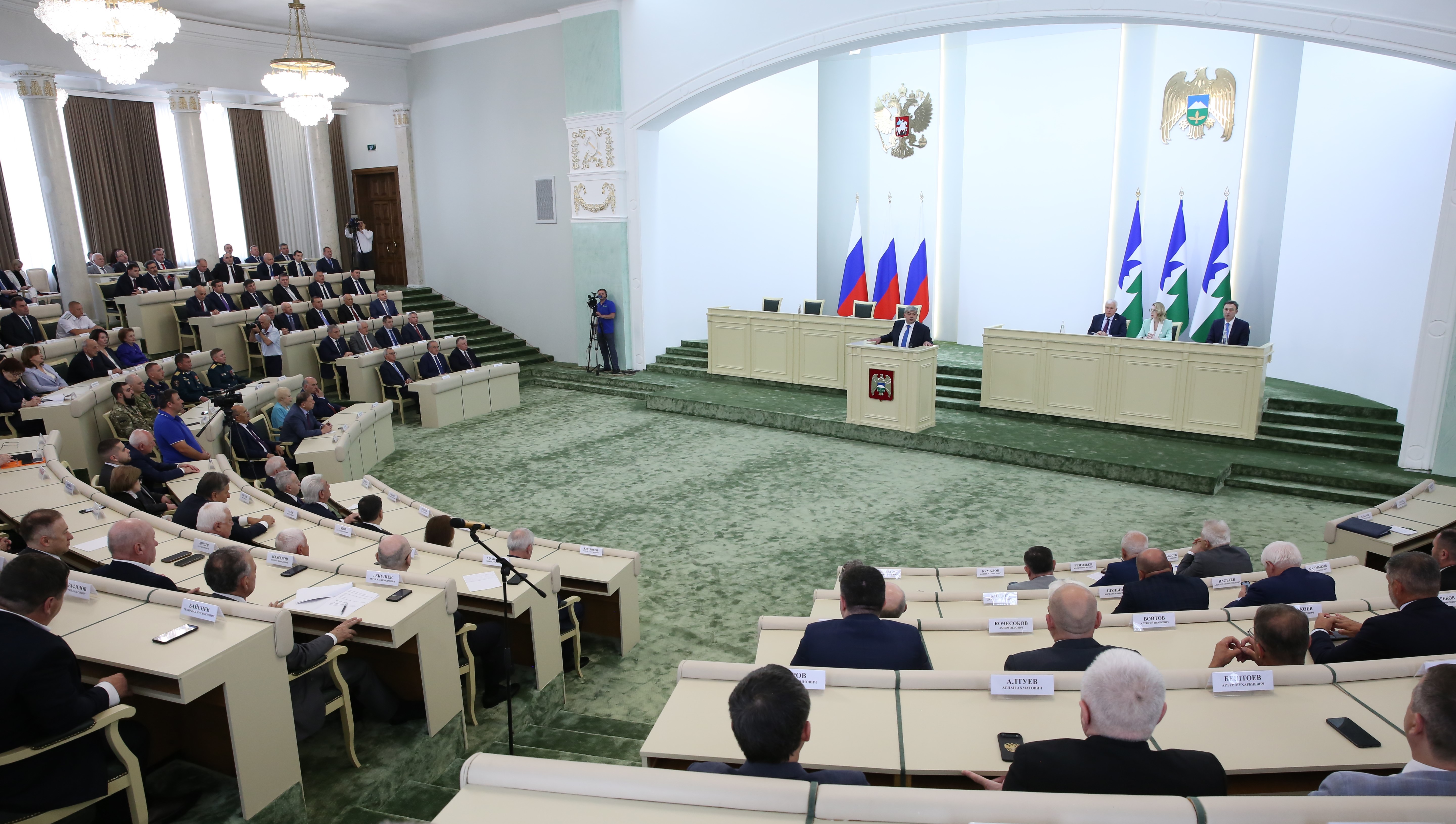 Казбек Коков обратился с Посланием к Парламенту Кабардино-Балкарской Республики