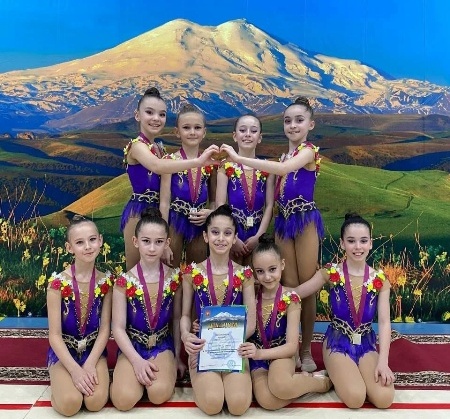 В Нальчике прошли чемпионат и первенство ЮФО и СКФО по эстетической гимнастике