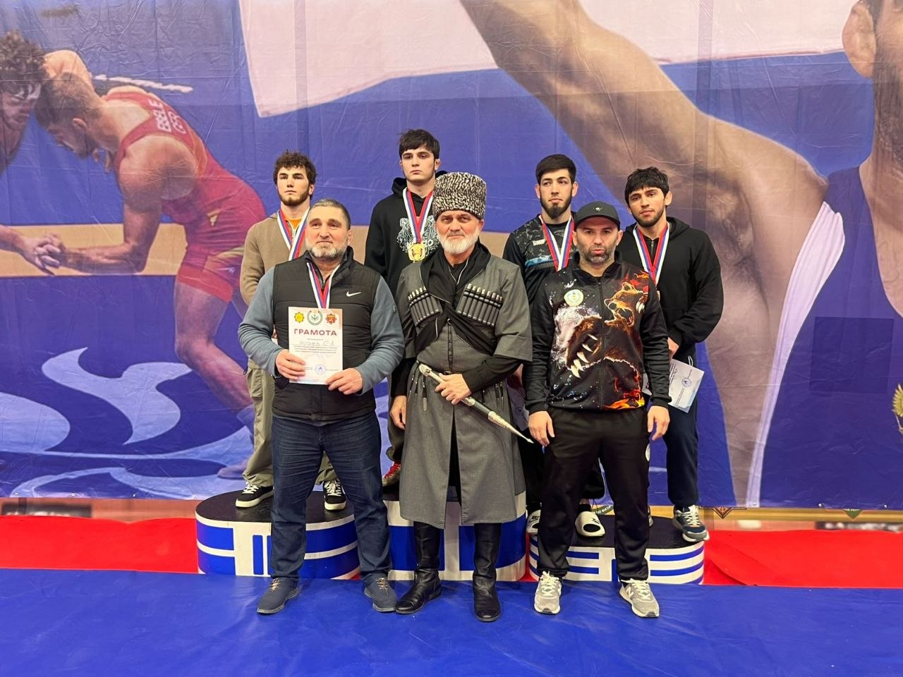 Спортсмены КБР завоевали шесть медалей на чемпионате СКФО по греко-римской борьбе