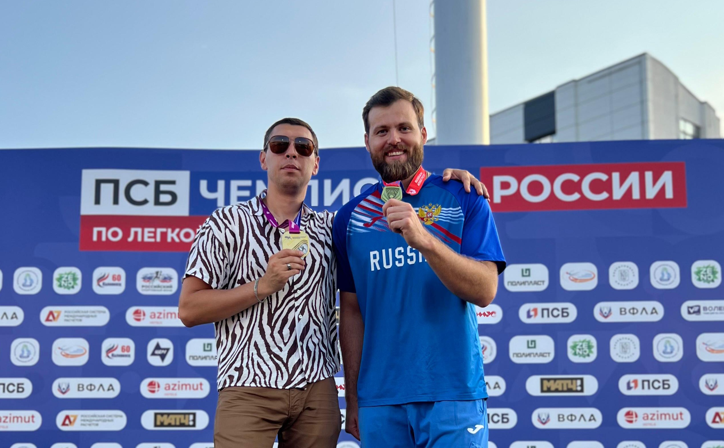 Николай Орлов - чемпион России по метанию копья