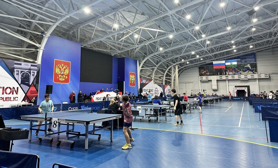 В Универсальном спортивном комплексе прошло первенство СКФО по настольному теннису
