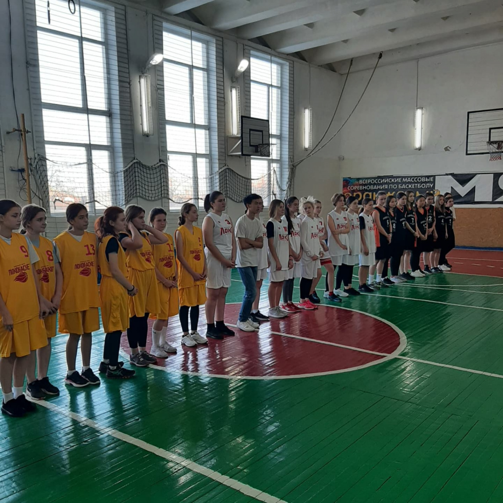 Зимний турнир по баскетболу среди девушек
