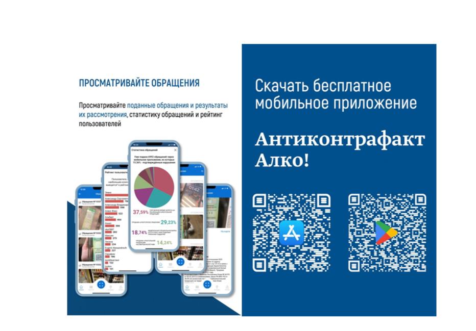 Мобильное приложение «АНТИКОНТРАФАКТ АЛКО»