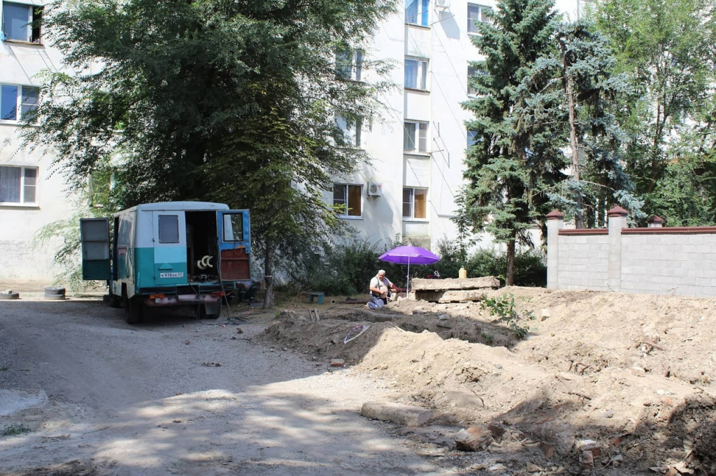 В городском округе Прохладный продолжается ремонт участков теплотрасс
