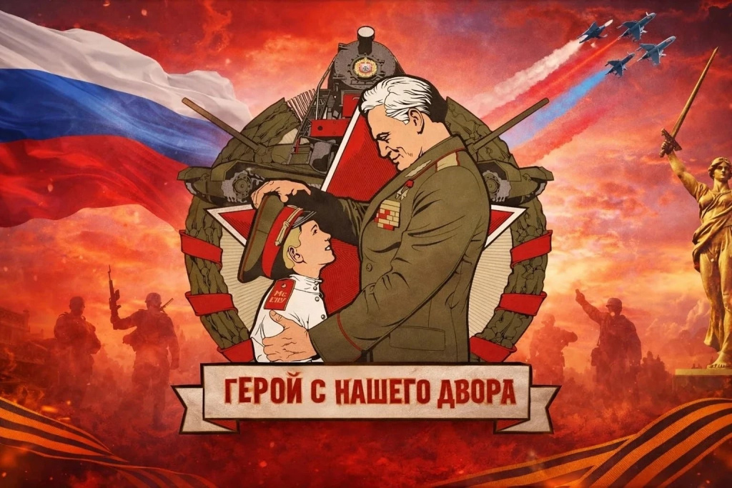  Патриотическая акция «Герой с нашего двора»
